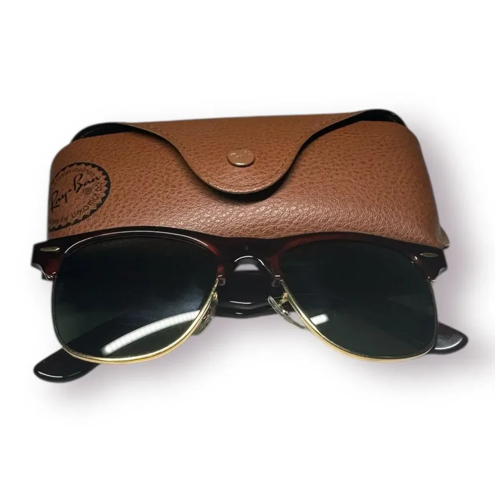 Ray-Ban B&L Wayfarer Max Sunglasses Tortoise‎ Frames Vintage USA Rare